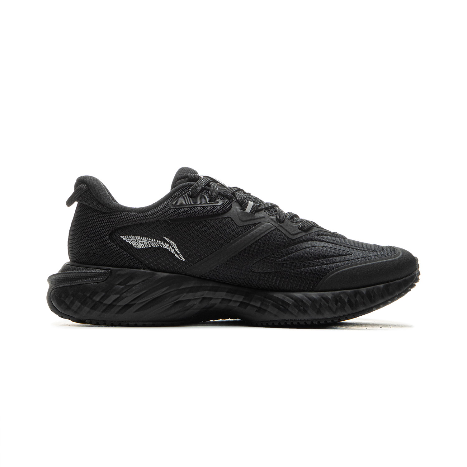Li Ning Cloud Shield TPU Slip Resistant Abrasion Resistant Low top Casual Running Shoes Women’s Black