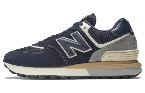 574 New Balance Legacy 'Navy White'