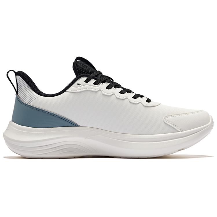 Erke Cushioning Rebound Low top Running Shoes Men’s Microcrystal White Cyan