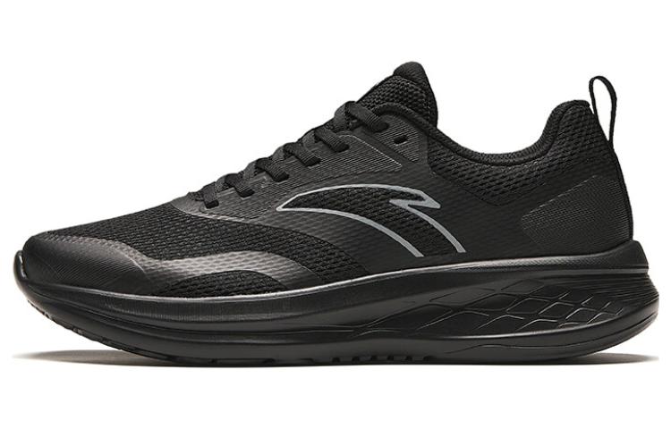 Anta Fabric Breathable And Lightweight Low top Casual Running Shoes Men’s Black