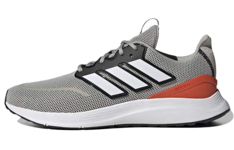 Adidas Energyfalcon Casual Slip Resistant Low top Running Shoes Men's Gray White