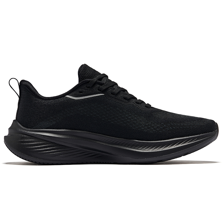 Erke Cushioning Rebound Breathable Low top Running Shoes Men’s Jet Black