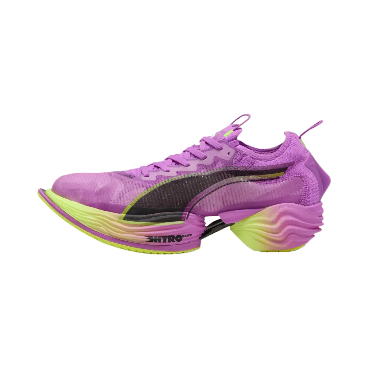 PUMA Fast R Nitro Elite 2 Fabric Low top Racing Running Shoes Men's Purple