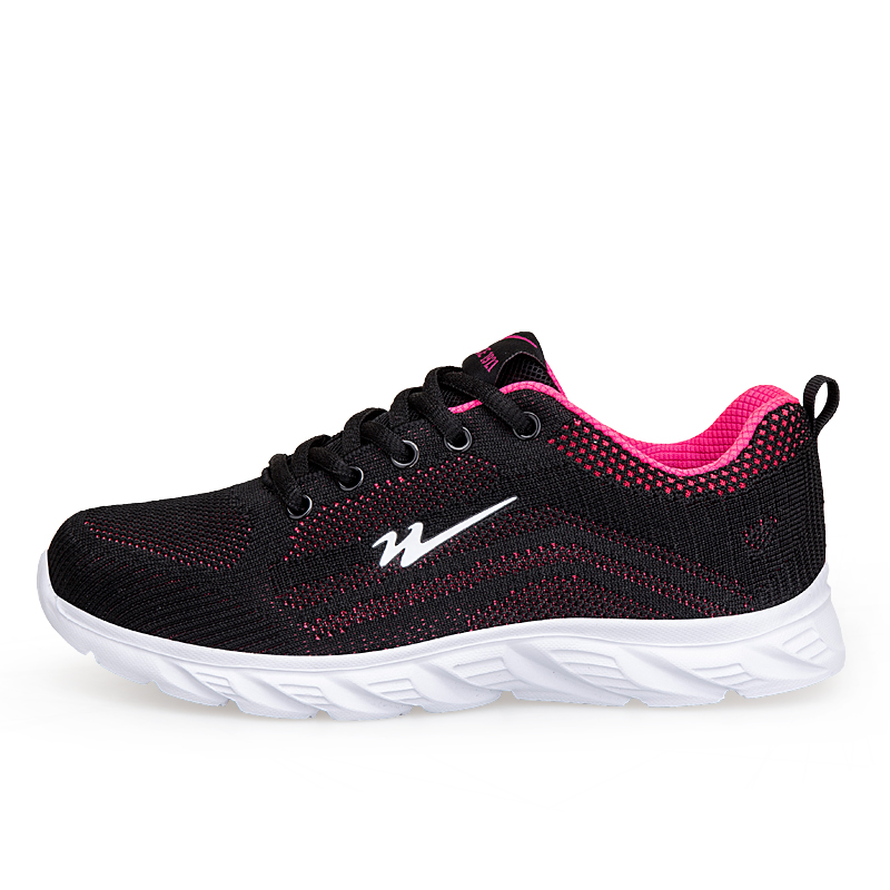 DOUBLE STAR 88 Running Shoes Women’s Black Rose Red