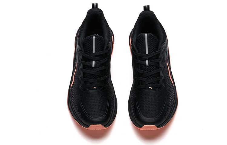 Anta Running Collection Breathable Low top Running Shoes Women’s Black Pink