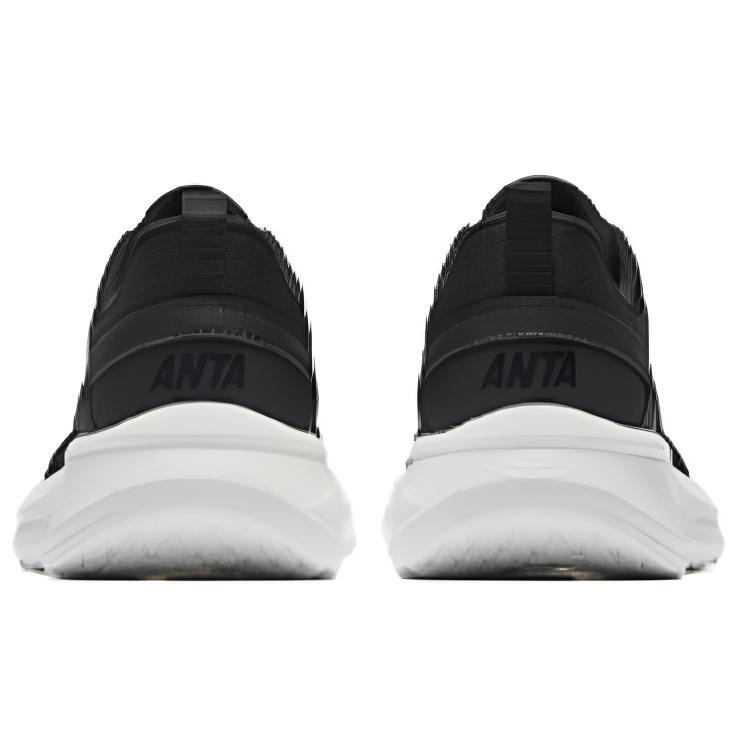 Anta Running Collection Breathable Lightweight Rebound Low top Casual Training Running Shoes Women’s Black