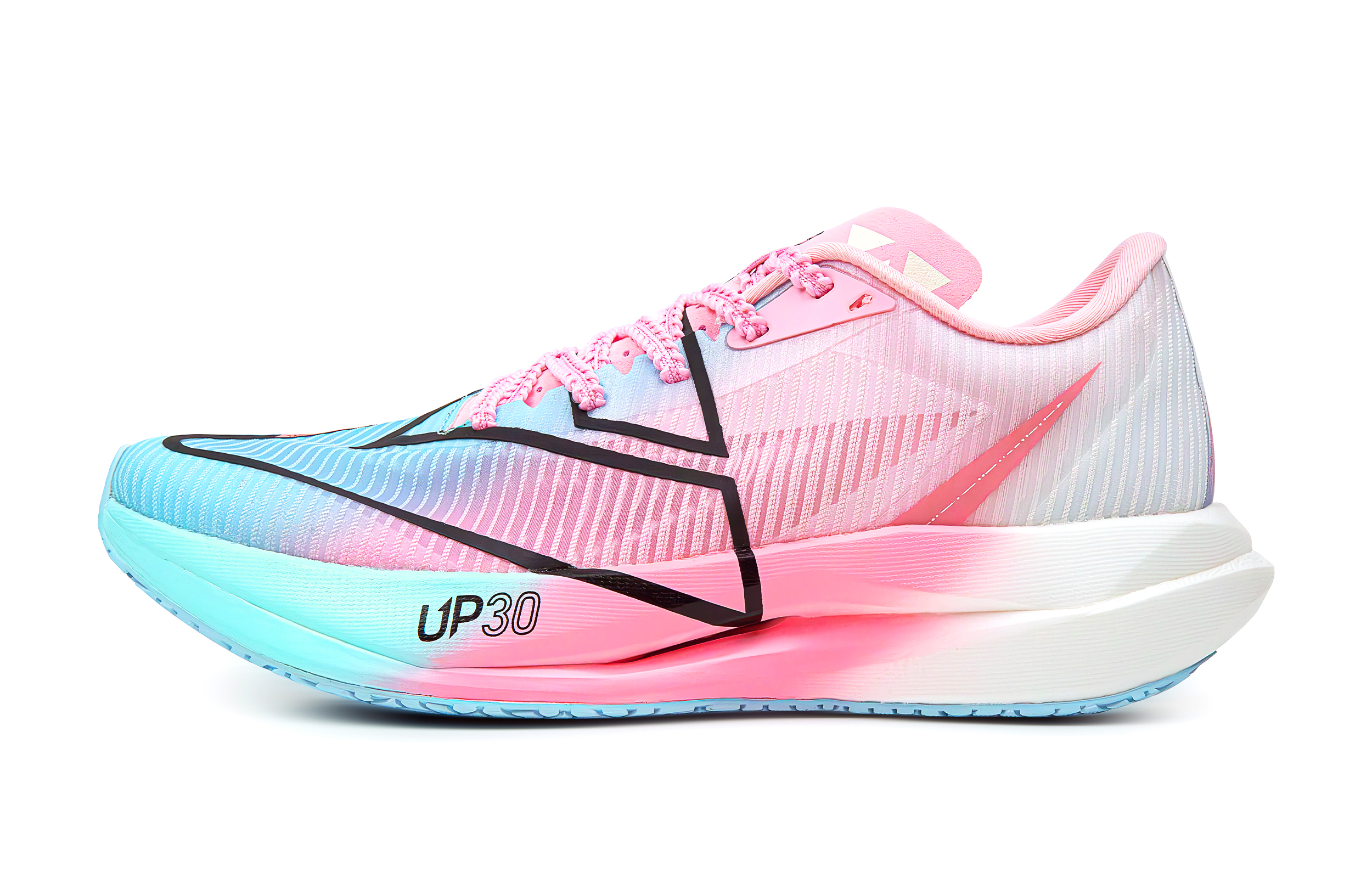 PEAK Taichi UP303.0 Running Shoes Unisex Low Top Pink Blue Multicolor