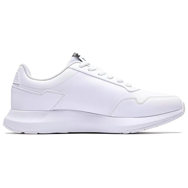 QIAODAN Abrasion Resistant Breathable Low top Running Shoes Men’s White