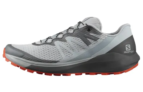 SALOMON Sense Ride 4 Sports Fabric Abrasion Resistant Low top Casual Running Shoes Men's Gray