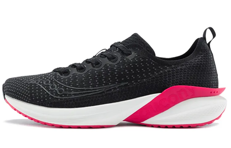 Saucony Coyote Running Shoes Men's Low Top Black Red