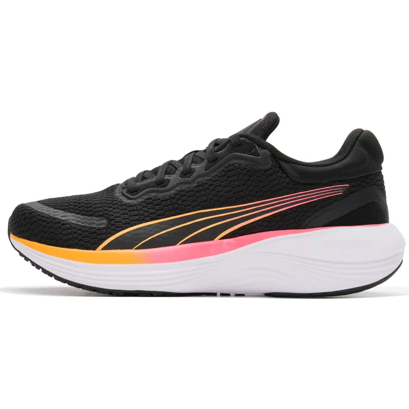 PUMA SCEND PRO Slip Resistant Abrasion Resistant Low top Running Shoes Unisex Black Orange