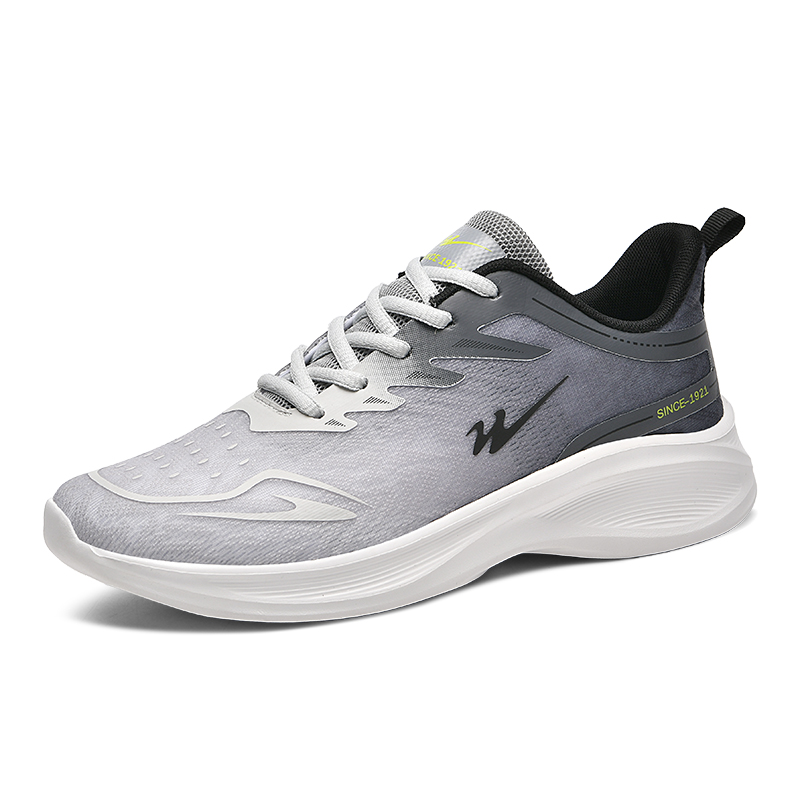 Binary Cushioning Rebound Lightweight Breathable Slip Resistant Low top Running Shoes Men’s Phantom Gray