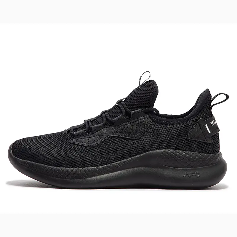 361° Soft Rebound Breathable Low top Casual Running Shoes Men’s Obsidian Black