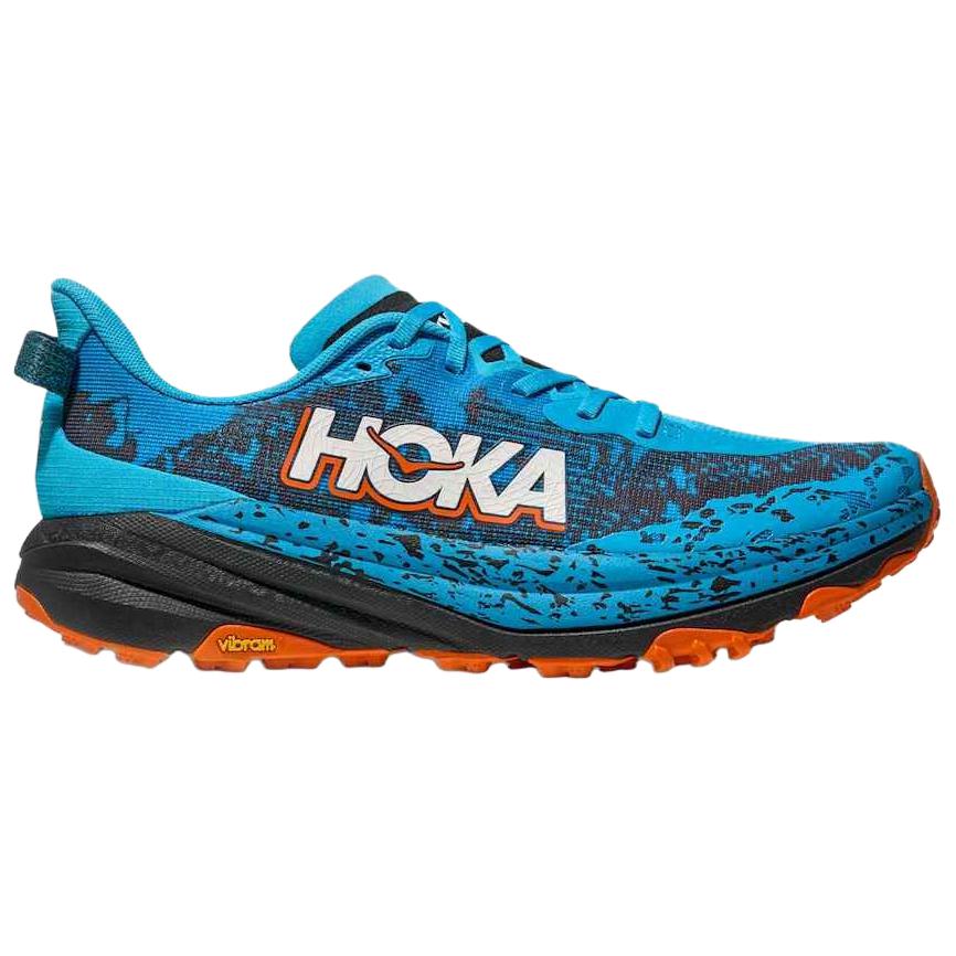 HOKA ONE ONE Speedgoat 6 Breathable Support Lightweight Trail Running Shoes Men’s Blue