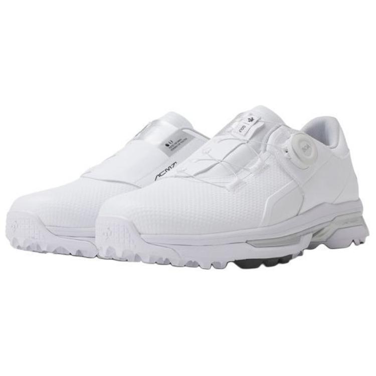 DESCENTE ACMT PRO Slip Resistant Abrasion Resistant Slip Resistant Abrasion Resistant Low top Golf Shoes Unisex White