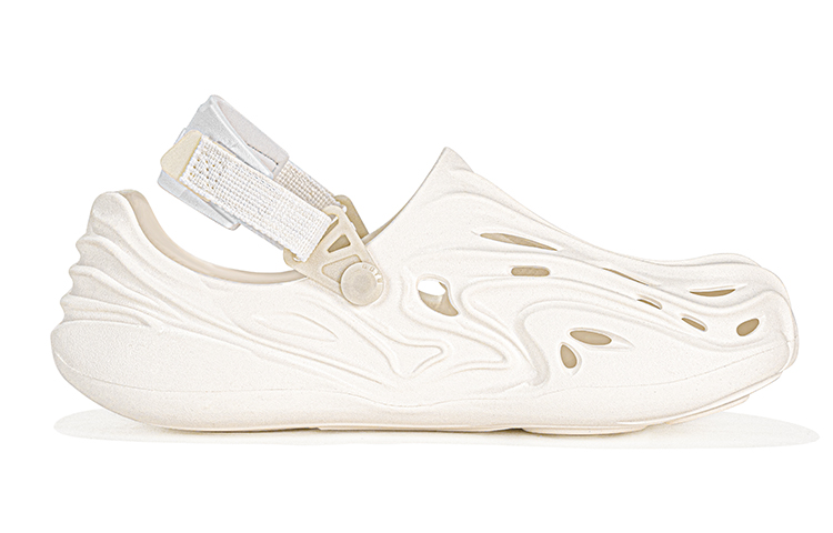 GOTO Nebula Clogs Unisex Iridescent White