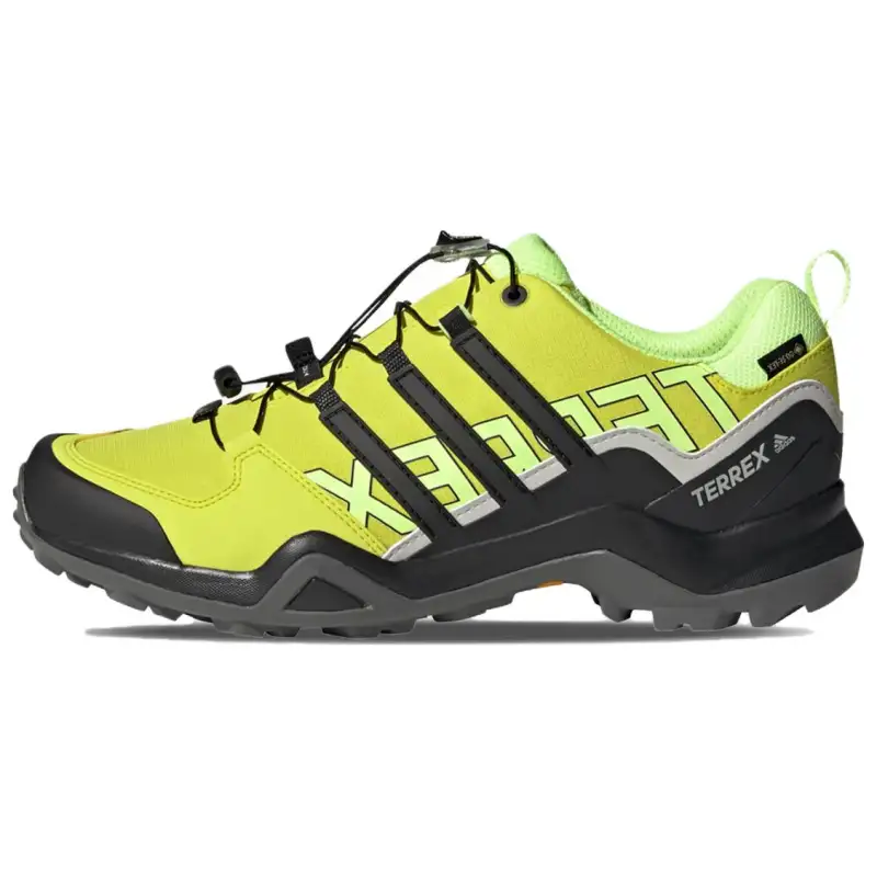 Adidas Terrex Swift R2 GTX Fabric Breathable Low top Outdoor Shoes Men's Yellow Black