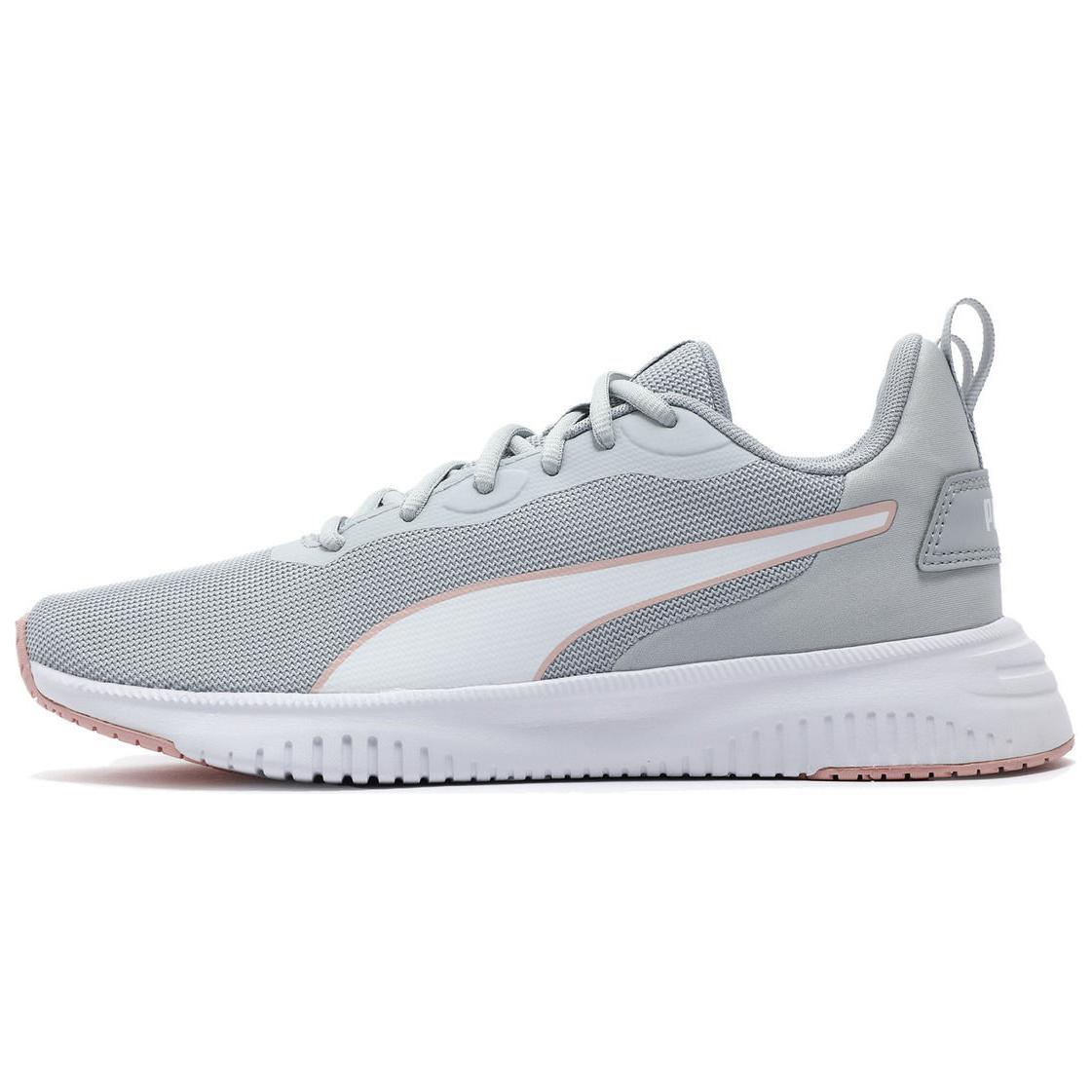 PUMA Flyer Flex Cushioning Slip Resistant Low top Running Shoes Unisex Gray Pink