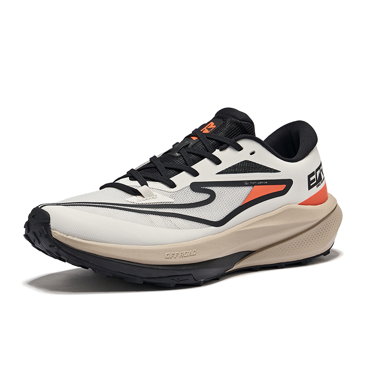 Erke Slip Resistant Abrasion Resistant Low top Running Shoes Men’s Wild Gray Jet Black