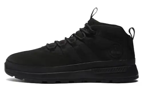 Timberland Euro Trekker Slip Resistant Abrasion Resistant Mid top Outdoor Shoes Black