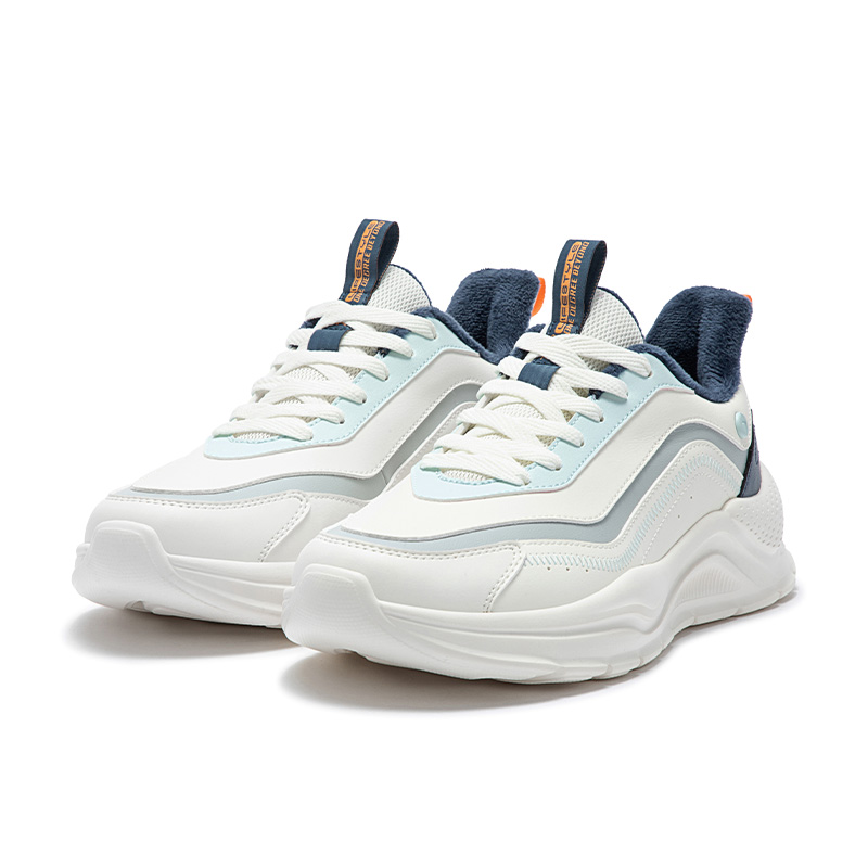 361° Cushioning Abrasion Resistant Cushioning, Wear Resistant Low top Running Shoes Men’s White Blue
