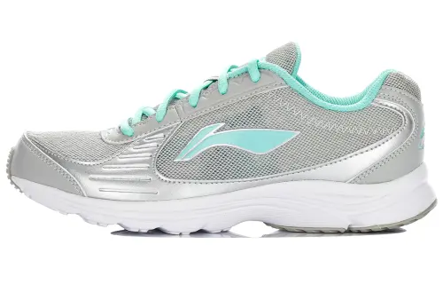 Li Ning Running Shoes Women's Low Top Gray/Green