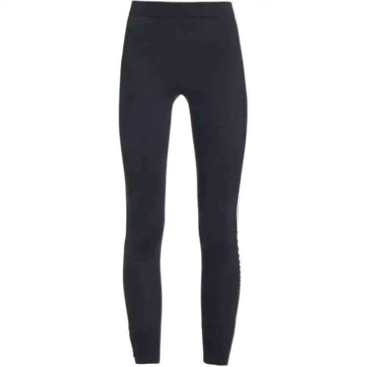 PRADA Knitted Sweatpants Women's Black Moderate Slim Fit Pants