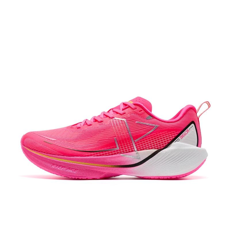XTEP 360X Running Shoes Men’s Low Top Neon Charm Red/Comet Blue