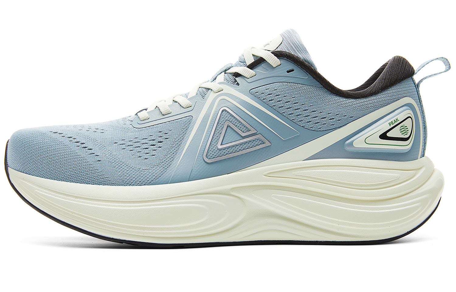 PEAK Cushioning Rebound Slip Resistant Low top Running Shoes Men’s Elegant Blue