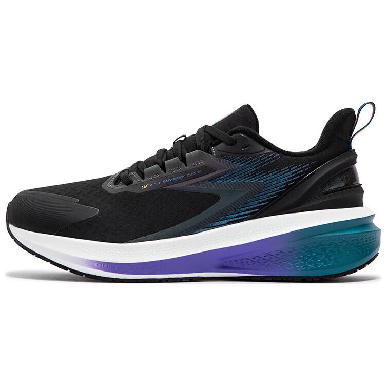 361° Rain Screen 7.0 Fleece Lined Comfortable Low top Running Shoes Men’s Black Purple