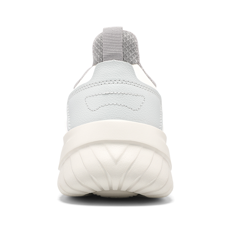 361° Fleece Lined, Comfortable Versatile Slip Resistant Lightweight Thermal Low top Running Shoes Men’s White Gray