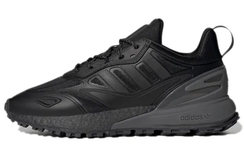 Adidas Originals ZX 2K BOOST 2.0 Comfortable Slip Resistant Abrasion Resistant Low top Running Shoes Unisex Black