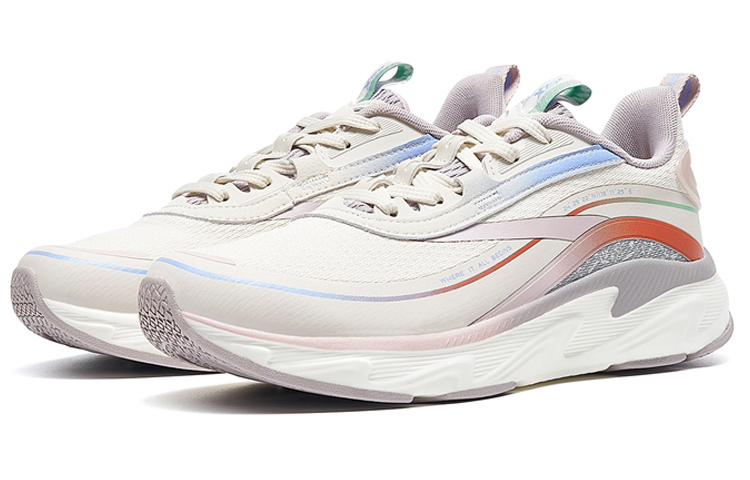 XTEP Textile, Synthetic Leather Cushioning Slip Resistant Abrasion Resistant Breathable Lightweight Low top