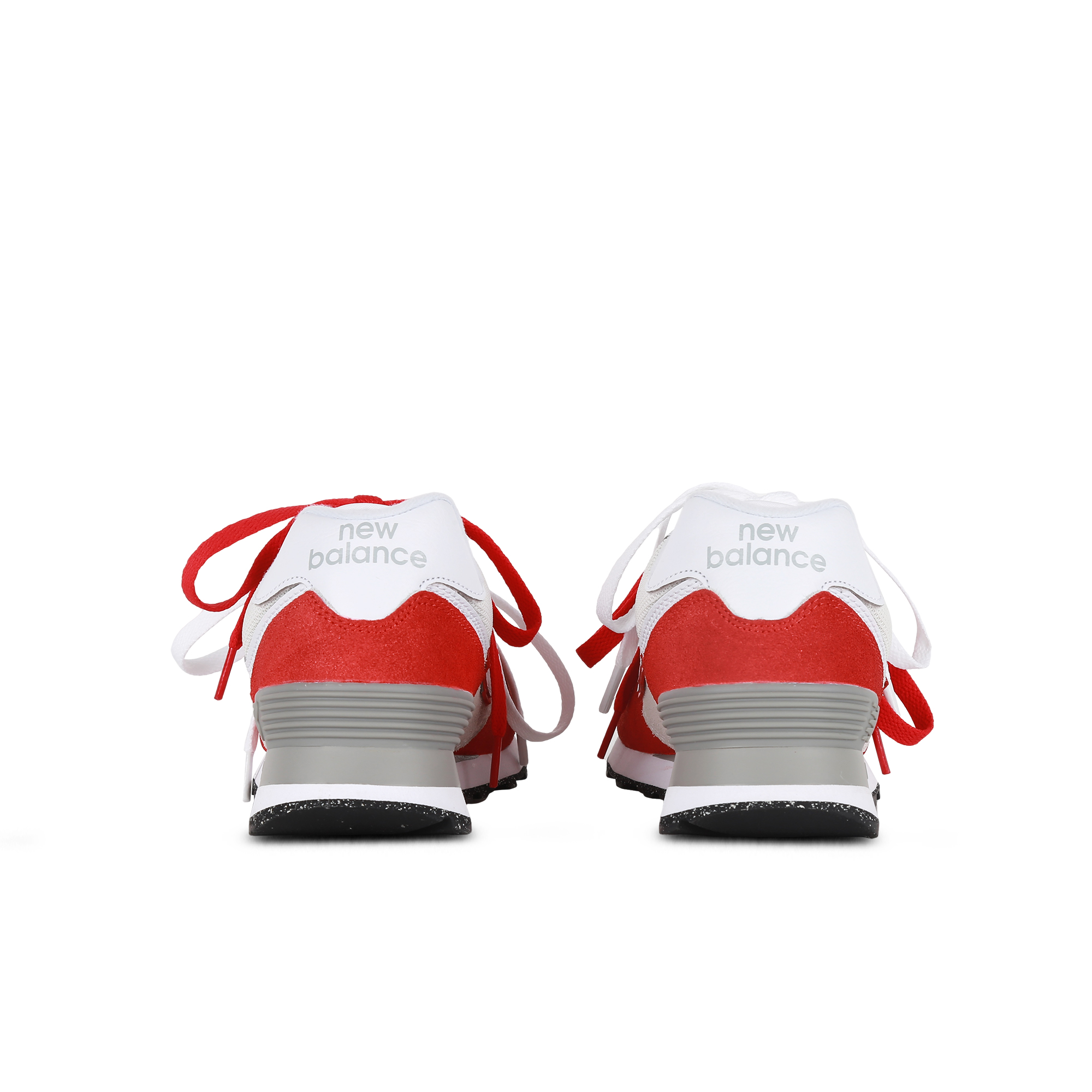 New Balance NB 574 Cushioning Abrasion Resistant Breathable Low top City Commuting Running Shoes Unisex Red White