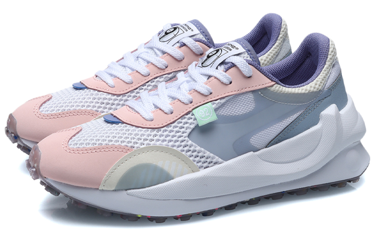 Li Ning Comfortable Textile, Synthetic Leather Cushioning Slip Resistant Abrasion Resistant Lightweight Low top