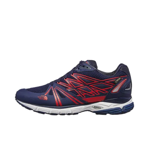 THE NORTH FACE GORE TEX Low top Running Shoes Men's Blue Red