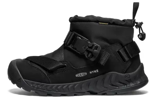 Keen x HYKE Hoodzerra Nxis Wp Round Tip High top Outdoor Shoes Men's Black