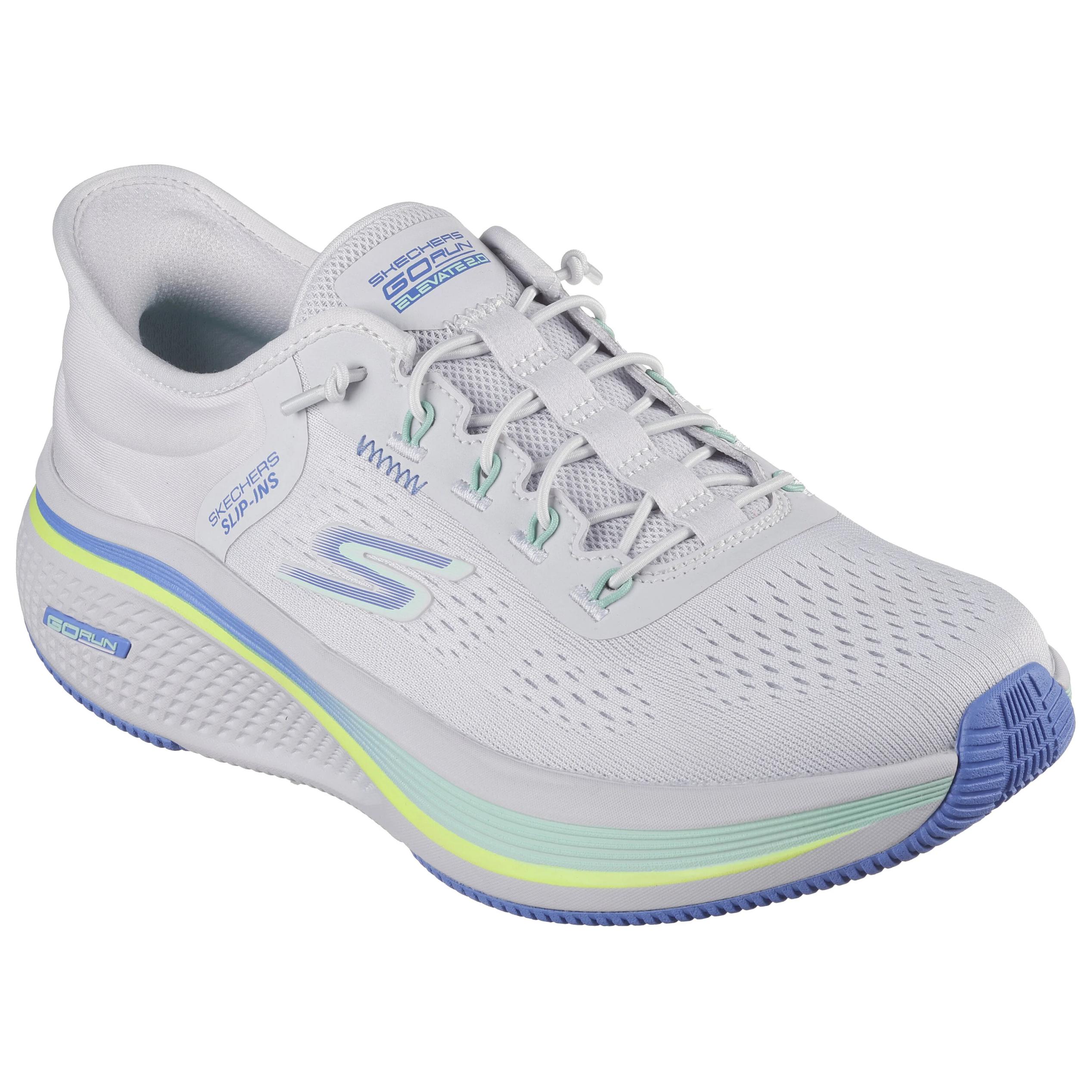 Skechers GO RUN Elevate 2.0 Breathable Low top Running Shoes Women’s Gray Blue