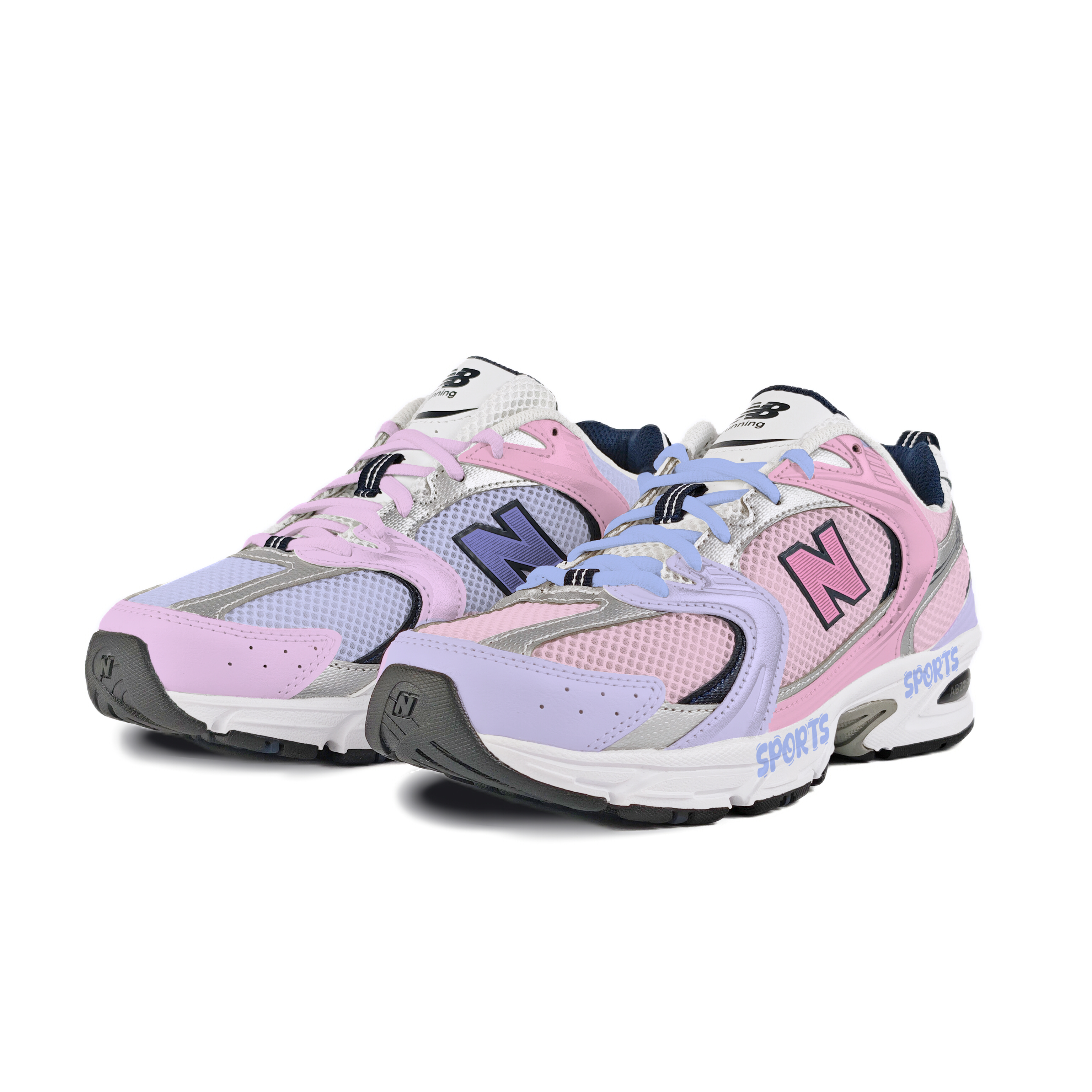 New Balance NB 530 Abrasion Resistant Low top Running Shoes Unisex Pink Purple