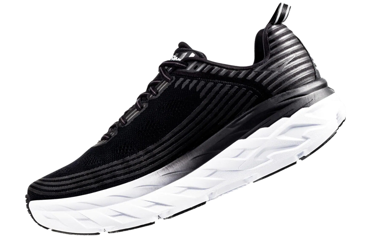 HOKA ONE ONE Bondi 6 Black White