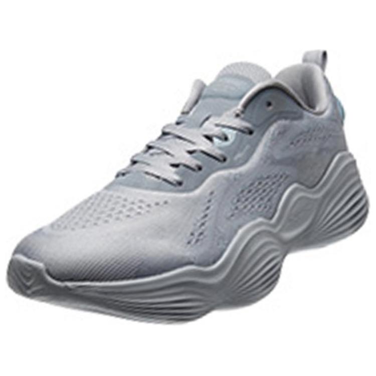 Erke Slip Resistant Abrasion Resistant Low top Casual Running Shoes Men’s Gray Blue