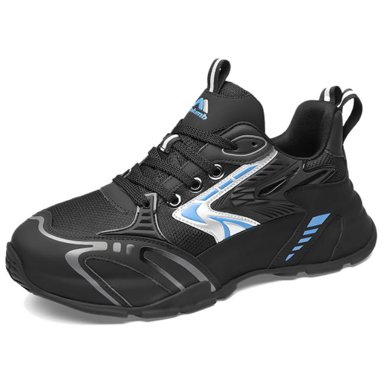 KOLUMB Cushioning Slip Resistant Abrasion Resistant Low top Casual Running Shoes Men’s Black