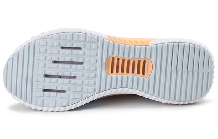 Женские кроссовки adidas Climacool 2.0 Bounce (синие с оранжево-желтым и серебристым) — Синий / оранжевыйжёлтый / серебристый — фото 4