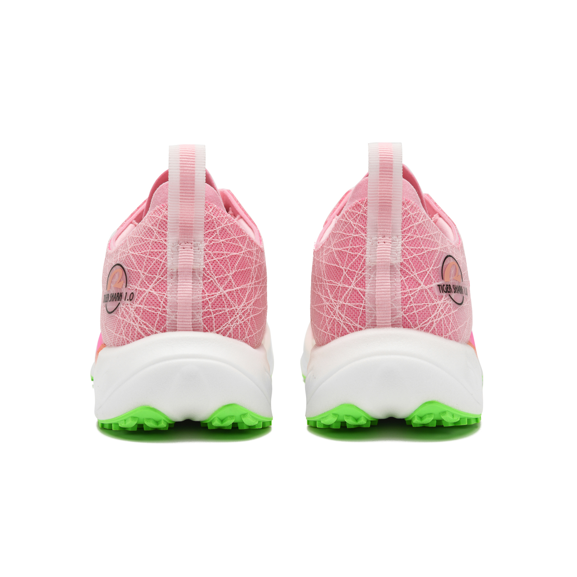 Neirk Running Shoes Unisex Peach Blossom Pond Water