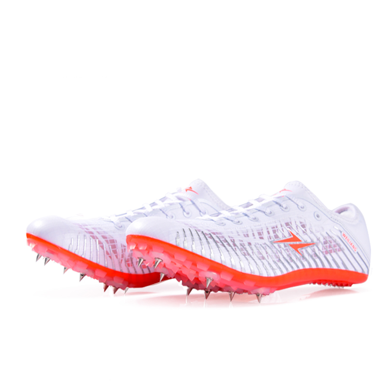 VICTORY LIGHT Breakthrough 199Pro 2.0 Low top Sprint Running Cleats Unisex White Orange