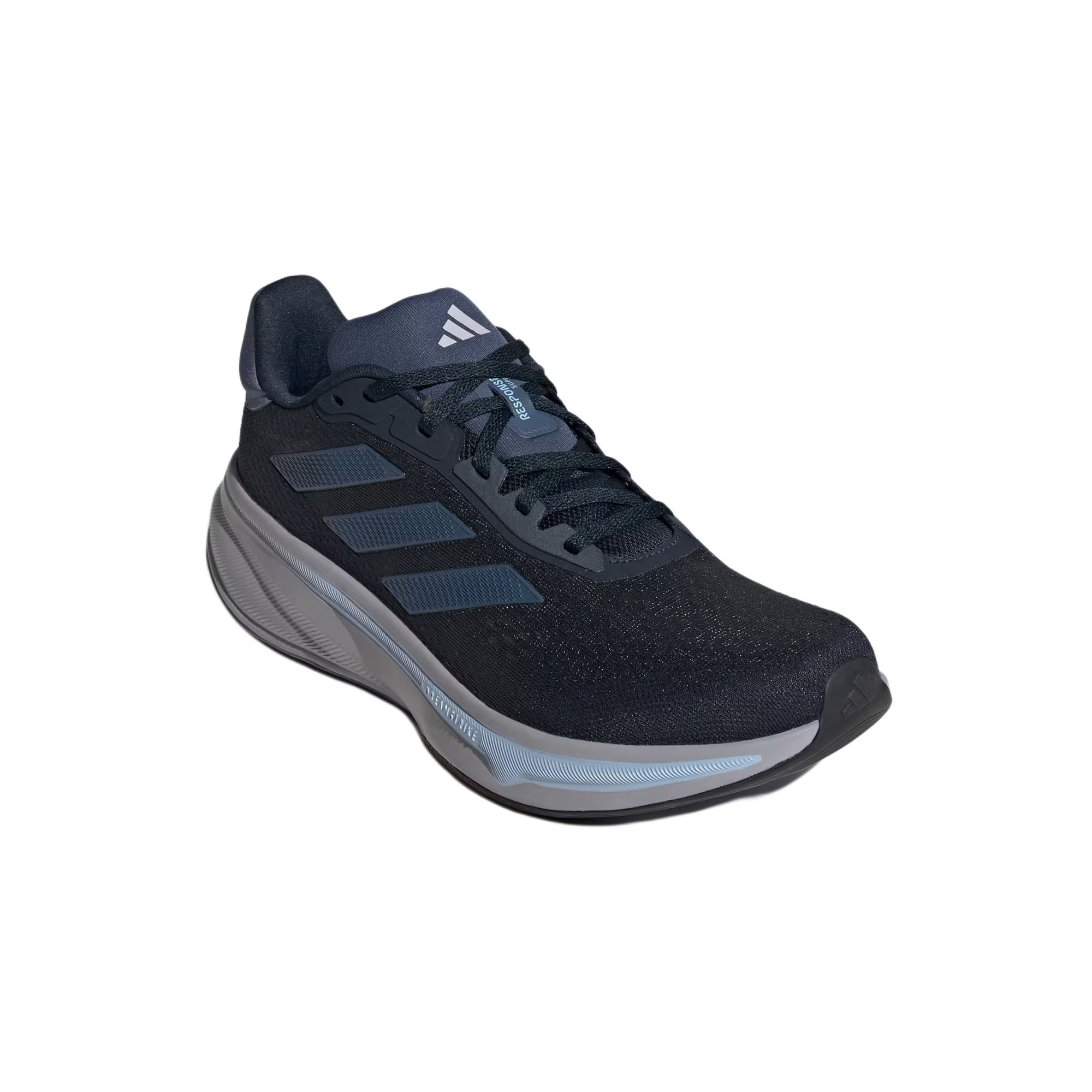 Adidas Response Super Slip Resistant Abrasion Resistant Low top Casual Running Shoes Men’s Black Blue