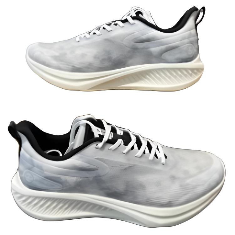Erke Comfortable Cushioning, Wear Resistant Low top Running Shoes Men’s White Black