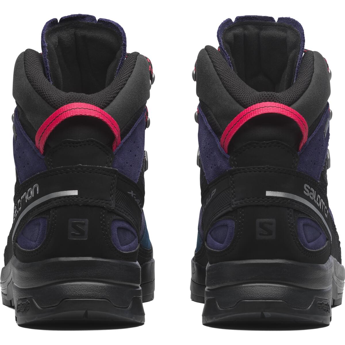 SALOMON X ALP Abrasion Resistant Support Lightweight Mid top Running Shoes Unisex Blue Purple