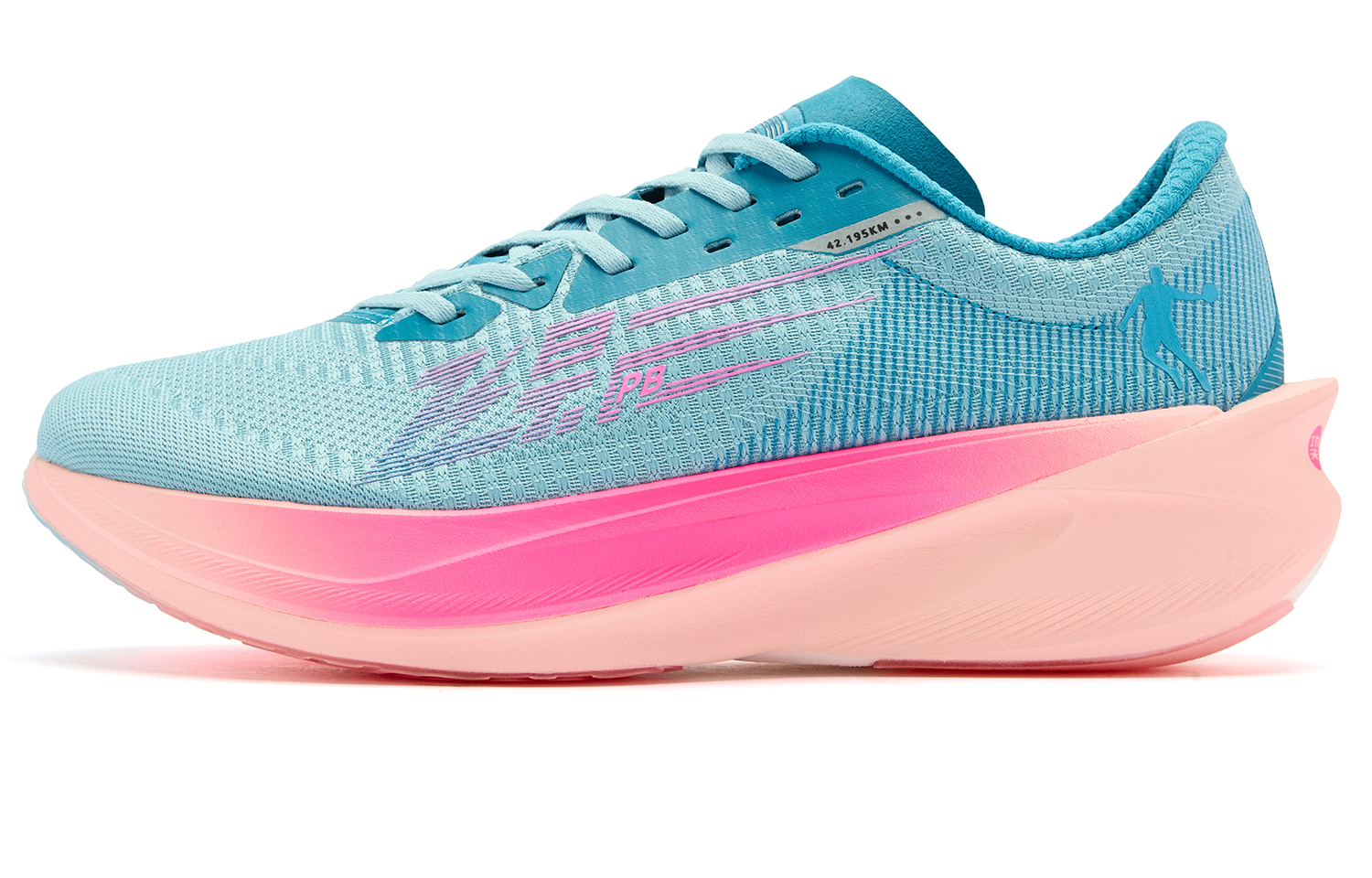 QIAODAN Feiying PB4.0 Running Shoes Men’s Low Top Rain Wave Blue Azure City Blue