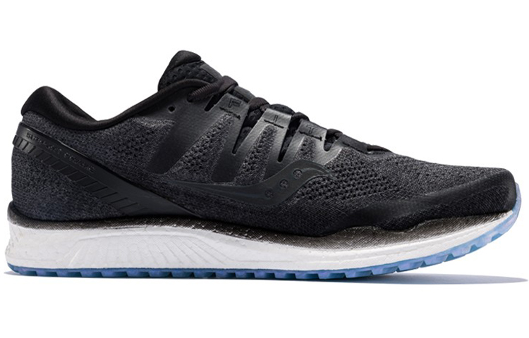 Saucony Freedom ISO2 Mesh Cushioning Lightweight Cushioning Lightweight Low top Running Shoes Men’s Black